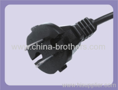 2 flat pin CHINESE standard power cord