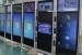 55"+32" dual monitor display,double screen kiosk,free standing advertising video display kiosk for mall,airport,cinema