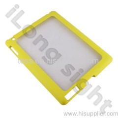 Double Color Transparent Hard Plastic Case Cover For iPad 2/3/4