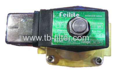 Solenoid valve use in gas/water/oil