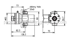 Coaxial Symmetric power dividers 330-2700MHz 2 ports