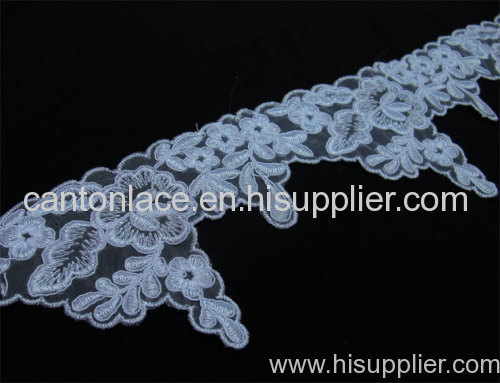 apparel fabric embroidery lace