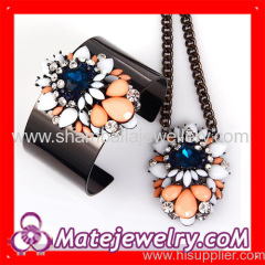 Yiwu products wholesale shourouk Necklace bracelets jewelry Set