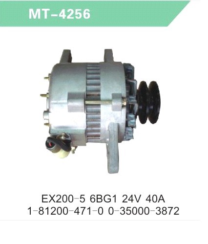Alternator for EX200-5 6BG1 24V 40A 1-81200-471-0 0-35000-3872