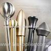 Decorative 19mm Metal Curtain Rod Ends for Home Window , Custom Colors