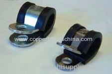 China Rubber Lined P Clips Manufacturer