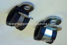 China Rubber Lined P Clips Manufacturer