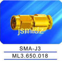 SMA male connector ,connecting high frequency cable,thread coupling,straight,50ohm impedence