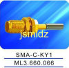SMA female connector ,crimp,straight,connecting 1mm insulator diameter of cable