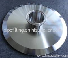 Sanitary stainless steel end cap customs parts lid parts