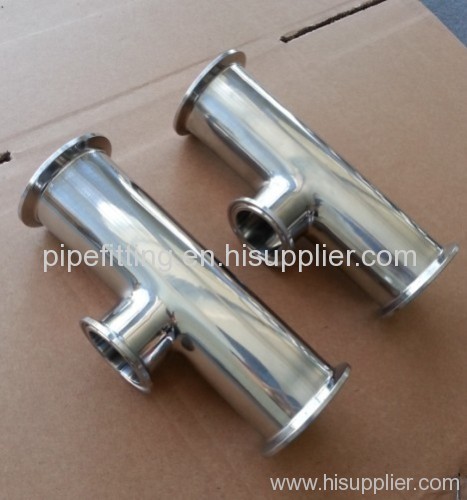 Stainless Steel Sanitary Reducing Tee