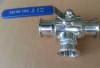 SS Sanitary 3 way Ball Valve T Type