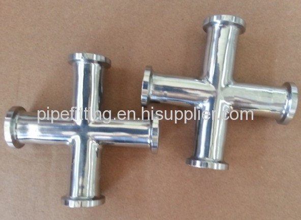 Stainless Steel Sanitary Cross Clamped End