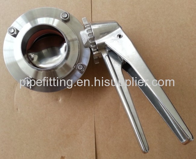 Hot Sales Sanitary Butterfly Valve 