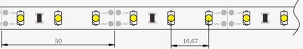 IP68 solid waterproof 300 LED/roll 5630 SMD Flex LED strip light