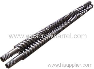 twin parallel screw barrel for pvc production