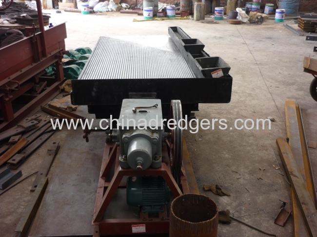 Benefication alluvial gold separating machine