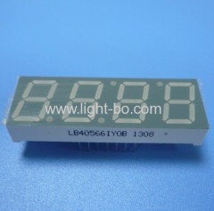 4 Digit 14.2mm Ultra bright amber 7 Segment LED Display common anode for oven timer control