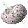 Oval Shaped Soft Memory Foam Bean Bag Chairs Lazy Sofa for Home Decoration