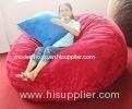 Oversized Bean Bag Chairs For Kids, Red Huge Lazy Sofa Chairs With Styrofoam Particles