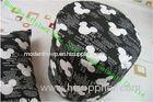 Custom Black PU Cotton Foam Bean Bag Chairs With Mickey Mouse Design