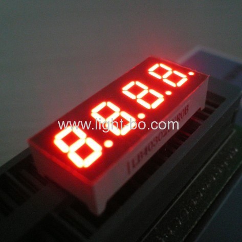 0.250.280.30.324 Digit small common anode 7 segment led display