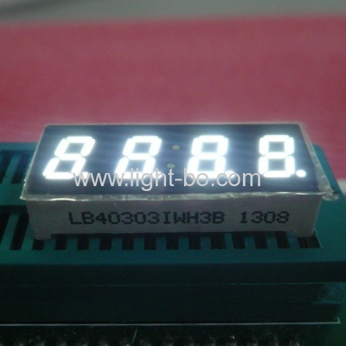 0.250.280.30.324 Digit small common anode 7 segment led display