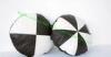 PU Round Decorative Bolster Pillows , Black And White Sofa Seat Cushion For Kids