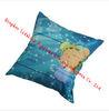 Soft Personalized Zodiac Pillow, Blue Modern Square Cushion With Aquarius Cartoon
