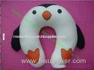 Cartoon Penguin U Shaped Neck Pillow, Cute Foam Soft Travel Neck Pillow For Kids