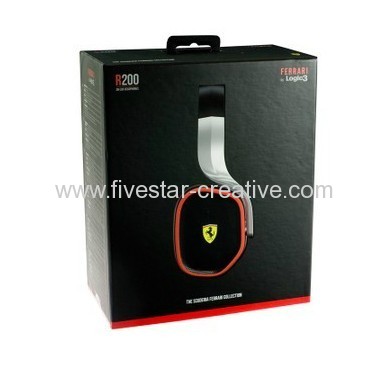 Ferrari Logic3 R200 Scuderia Ferrari Collection Headphones MIC Remote for iPhone