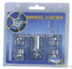 wheel locks,4 open-end acorn 1 key adapter