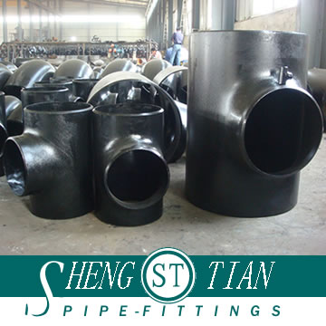 ANSI B16.9/B16.28 DIN2605/2615/2616/2617 JIS2311/2312/2313 GOST17375/17379 Steel Pipe Fittings Dimensions Tee