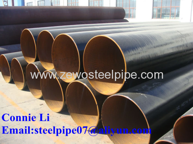 DN350 SCH80 carbon steel pipes of API 5L X56