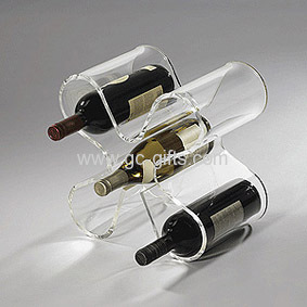 Hot sales clear acrylic wine display stand