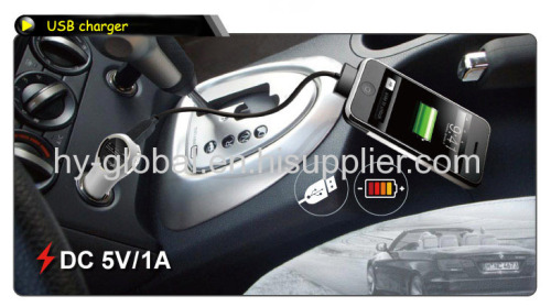 CAR MP3 support U disk and used car charger FM transmitter