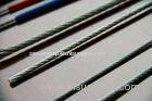 Nylon Coated 304 Stainless Steel Wire Rope , Dia 4mm 7x19 for electricity