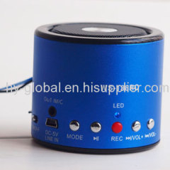 MINI speaker,WS-138RC,support TF/U disk and REC.pretty color