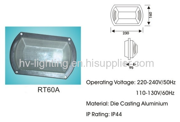 Moisture-proof light / Bulkhead lamp