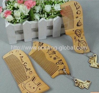 Hot stamping film for combs