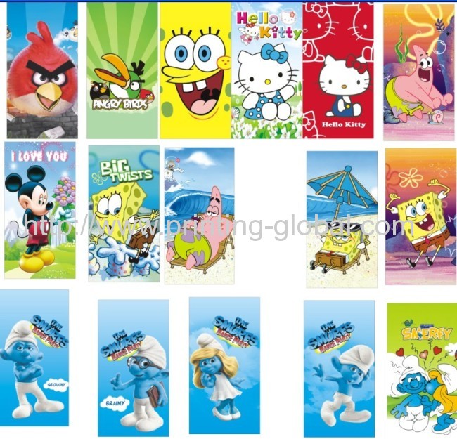 Hot stamping film for cartoon picture spoon