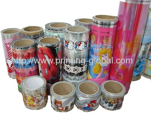 Hot stamping film for cartoon picture spoon
