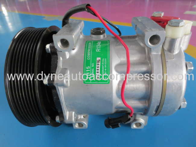 sanden 7h15 24vPV8 119MM compressor dyne auto conditioner compressor manufacture in China