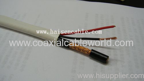 RG59 coaxial cable+power cable