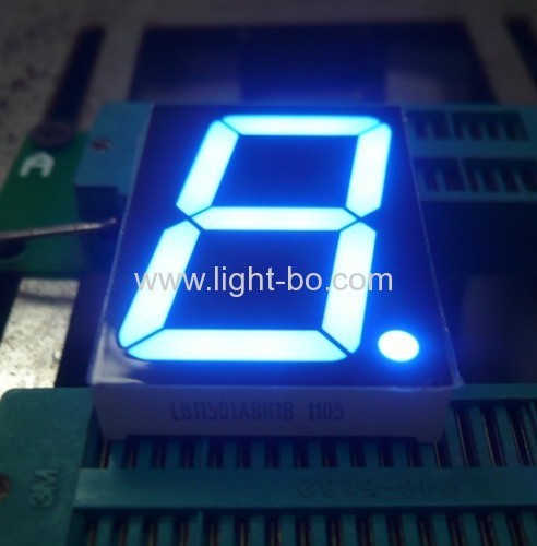 Ultra brilhante Azul Single-Digit ânodo comum de 1,5 polegadas 7-Segment Display LED