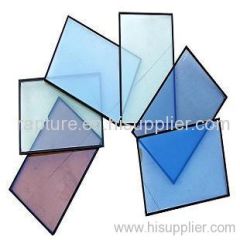 Building coated origin glass