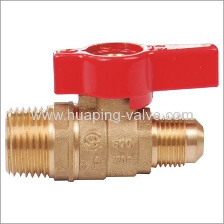 Brass Gas Ball Valve-Flare*Male