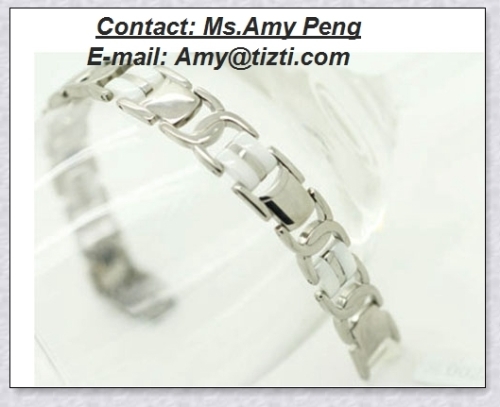 stainless steel ceramic bracelet