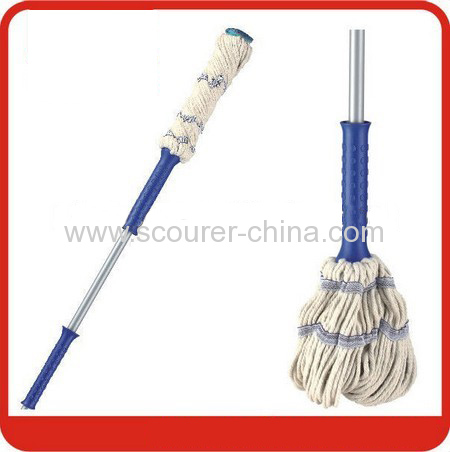 Eco-Friendly Yellow and Blue cotton twist mop