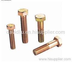 Bolts with ZP YZP and HDG Finish, Available in Various Grades